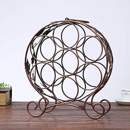 Soporte apilable para botellas con montaje en pared 7 botellas miniatura 5