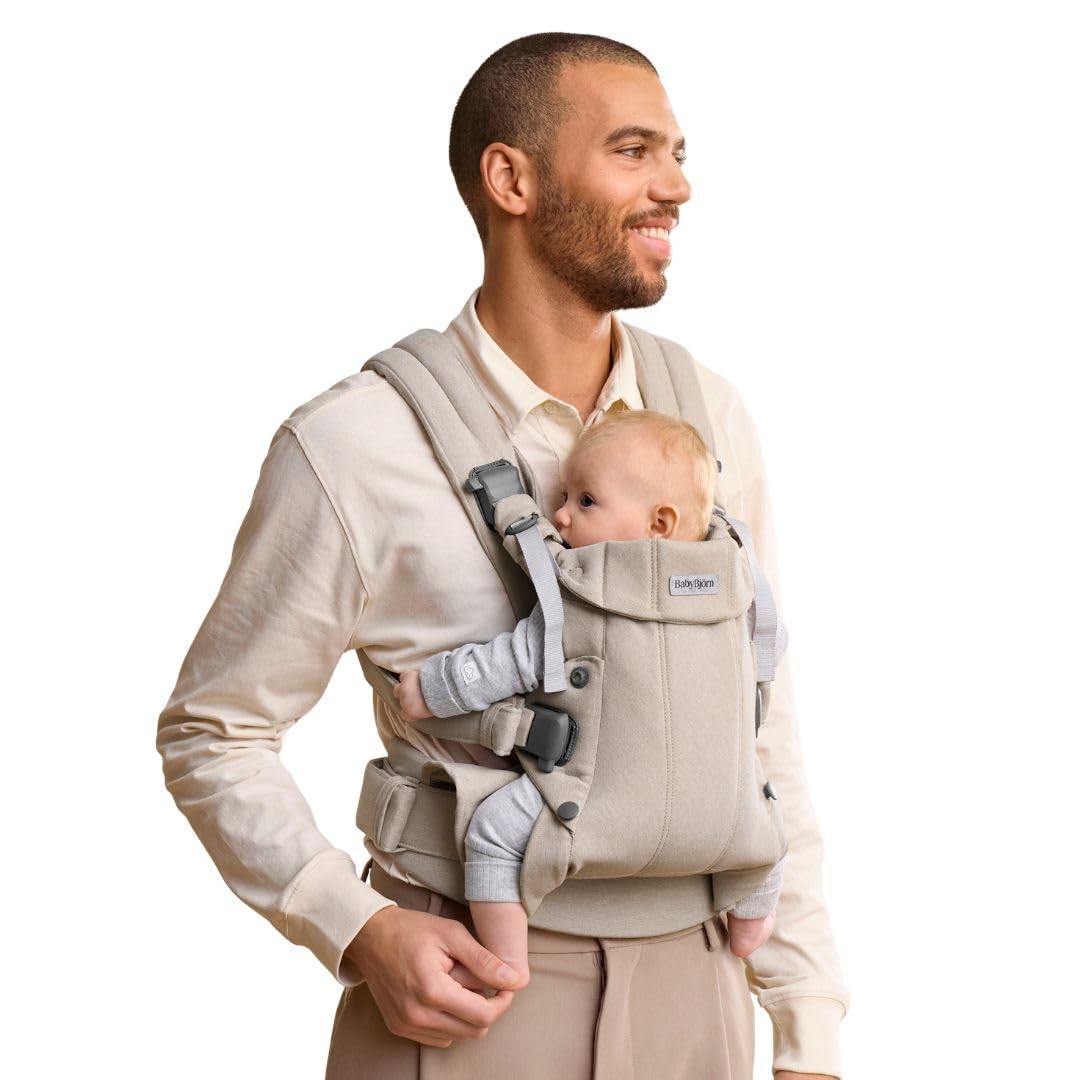 BabyBjörn Baby Carrier Harmony, Woven mélange, Light Beige