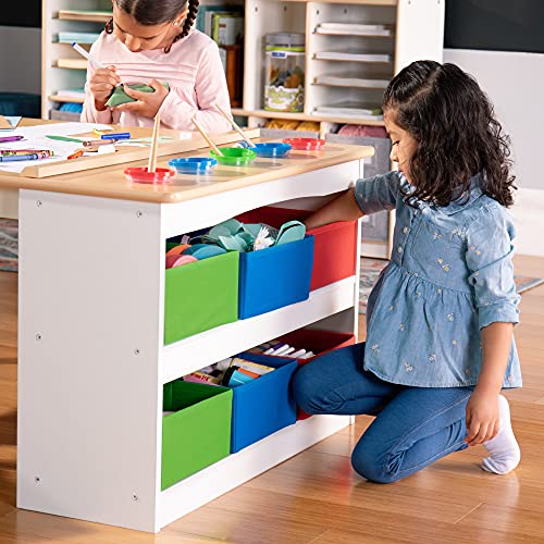 image for Guidecraft Arts and Crafts Center: Kids Activity Table and Drawing Des
