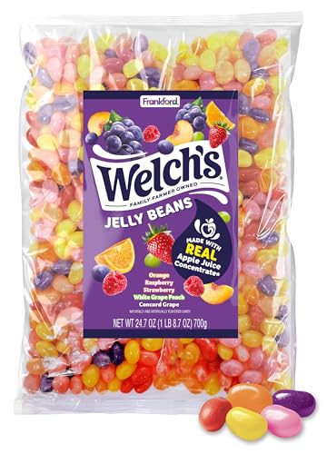 Frankford Welch's Concord Grape, Strawberry, White Grape Peach, Raspberry, and