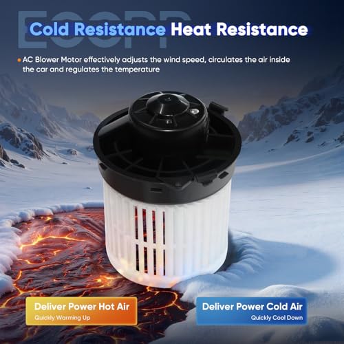 Image of ECCPP AC Blower Motor for Nissan Versa 2012-2019, Note 2014-2018 700285 | Fit for 2012-2019 Nissan Versa, 2014-2018 Note Heater Fan AC Blower Motor Replacement 700285