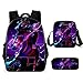 Mochila Escolar Unisex para Hombre, Mochila para Estudiantes, Mochila de Dibujos Animados de Print, Mochila Escolar con Cremallera, Bolsa de Hombro, Bolsa de lápiz, Conjunto de 3 uds.-01