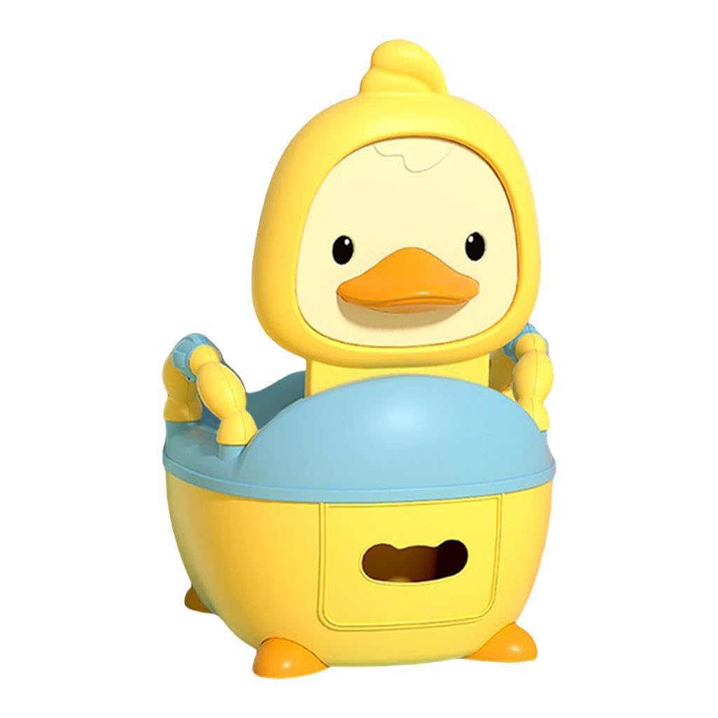 Zambuph Baby Potty Toilet Chair Enhanced Safe Features Comfortable Practical Solutions for Boys Girls Toilet Training Kids Potty Chair Comfortable Seat, Yellow, 30x35.5x47.5cm