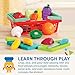 Battat – Play Food Toy for Kids – Cooking Chef Role Play Toys Pretend – Farmers Market Produce Basket – Toddler Pretend Fruit – 2+ Years – Farmers Market Produce Basket