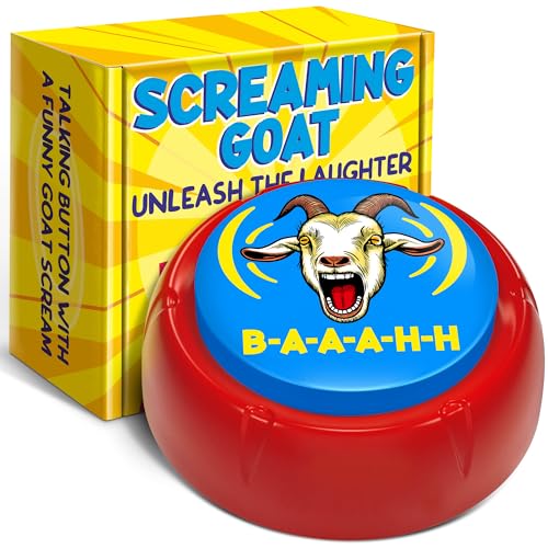 Interactive Screaming Toy Goat – Desk Button with Meme Hilarious