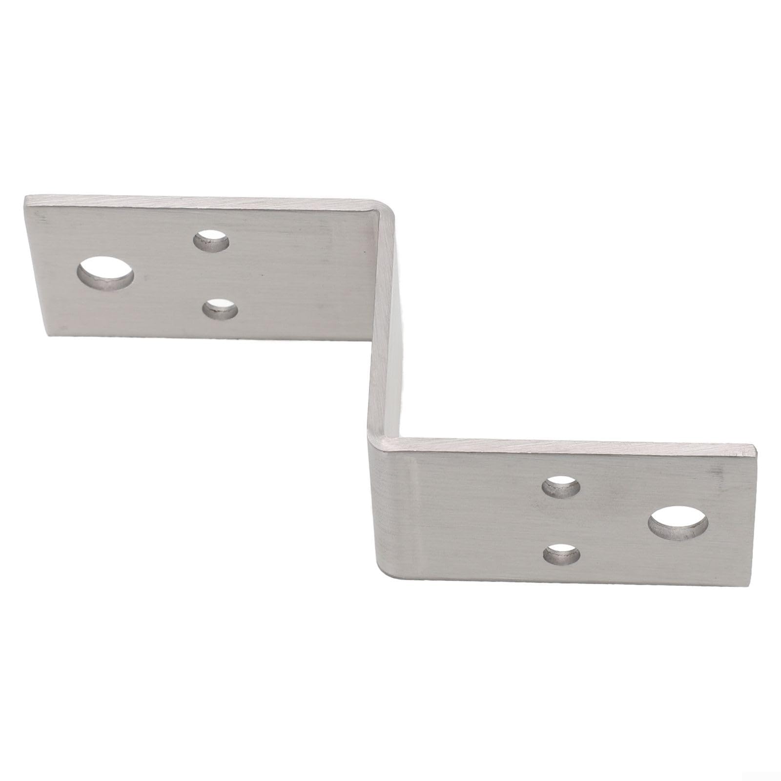 Stainless Steel Z-Shaped Corner Bracket Connector Heavy Duty Right Angle Support for Cabinet Furniture Hardware Wall Mounted Shelf Hanging 3mm Thickness(50mm)