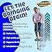 Geospace Jumparoo Boing! JR. Steel Pogo Stick for Kids of 50-90 lbs Weight by Air Kicks, Small Size Pogo Stick-Active Outdoor Fun Toy for Boys and Girls for Exercise, Balance,Coordination (Purple)