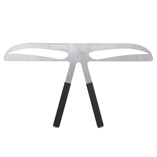 Regla de cejas, tatuaje permanente para medir la ceja, regla de extensión de equilibrio, diseño de posicionamiento de tres puntos, plantilla de