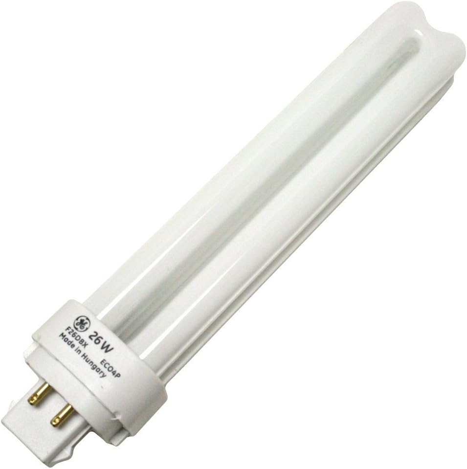 (25 Pack) GE 97610 F26DBX/827/ECO4P 26-Watt 2700K 4-Pin Double Biax Compact Fluorescent Lamp