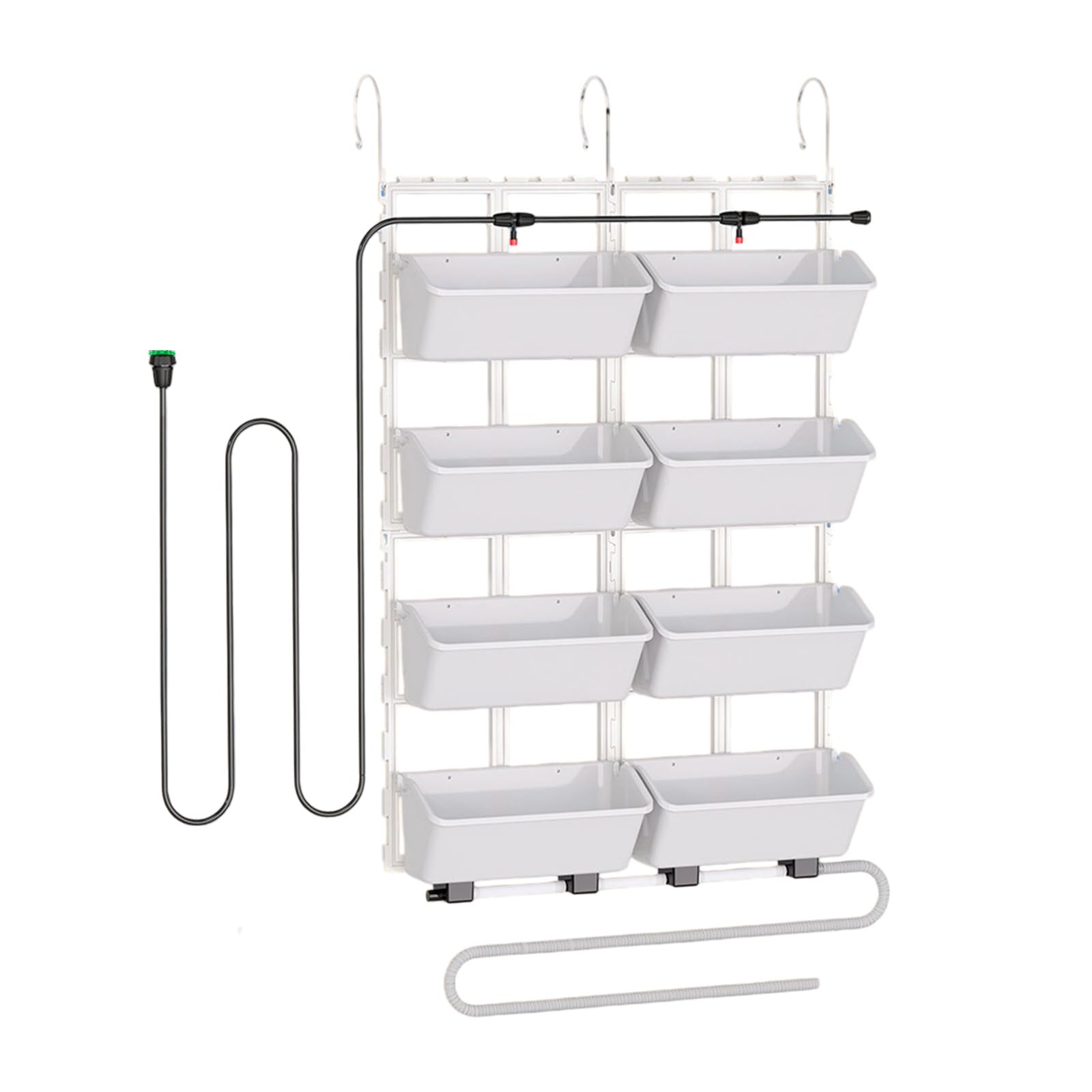 Oxxggkao Space-Saving Raised Bed Planter with Auto Irrigation for Vegetables Flowers in Small Areas Watering Farmer