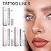 3 Colors Peel Off Lip Liner Tattoo, Peel Off Lip Stain with Matte Finish, Long Wear Tattoo Lip Liner Lipstick, Long Lasting, Waterproof, Transfer-proof, Highly Pigmented Color