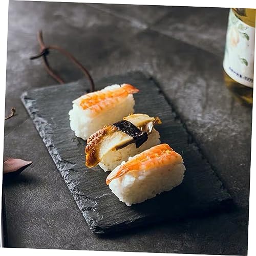 Platos aislados para sushi Veemoon 2 pcs negro miniatura 2