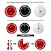 29 Pieces 2022 Graduation Decorations Mouse Paper Decoration Fan Pom Pom Honeycomb Flower Tissue Tassel Garland Theme Party Supplies for Graduation Birthday Baby Shower Wedding (White, Red, Black)