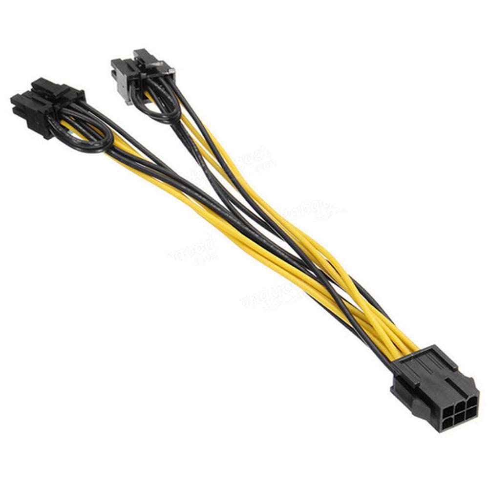 6Pin To Dual 8Pin  6 2pin  Pci-e Splitter - Mining Riser Splitter Pcie Splitter 20 Cm Lengte Mining Splitter 6 Pin - Foto 6