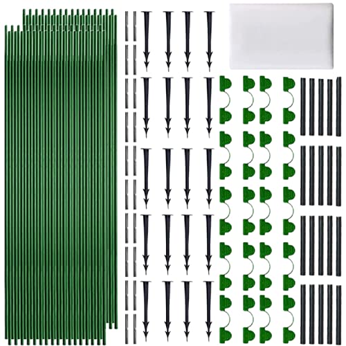 植物トンネルサポート、屋外用温室トンネル 温室の庭の断熱冷気および不凍液トンネルセット、庭の植栽トンネルセット、不織布断熱冷気および不凍液トンネルセット、霜、雪、雹、冷たい風、昆虫、鳥から植物を保護するために使用されます。- 植物の成長トンネル,果樹、柑橘類、低木、花、草の鳥からの保護のためのガーデンサポートフレーム