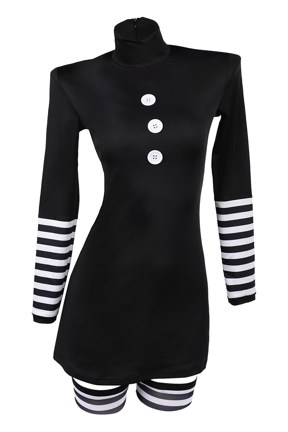 Hainnum The Puppet Costume Marionette Cosplay Black Dress Adult Halloween, Black, Medium