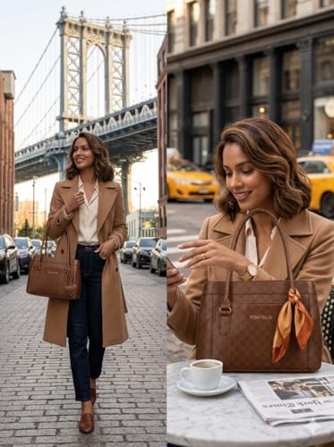 Image of Fostelo Women's Felisa Satchel Tote Handbag for Women | Ladies Purse | Stylish Shoulder Bag | Gift For Women
