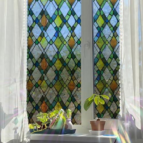 Película de privacidad de ventana Runtoo 15.75 x 40 pulgadas miniatura 1