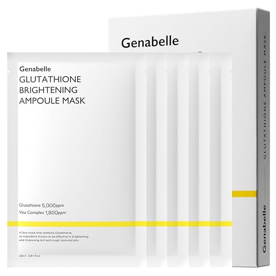 Genabelle Glass Skin & Deep Repair Mask Trio (Hydrate, Soothe, Renew) - (3 Types, 15 Sheets)