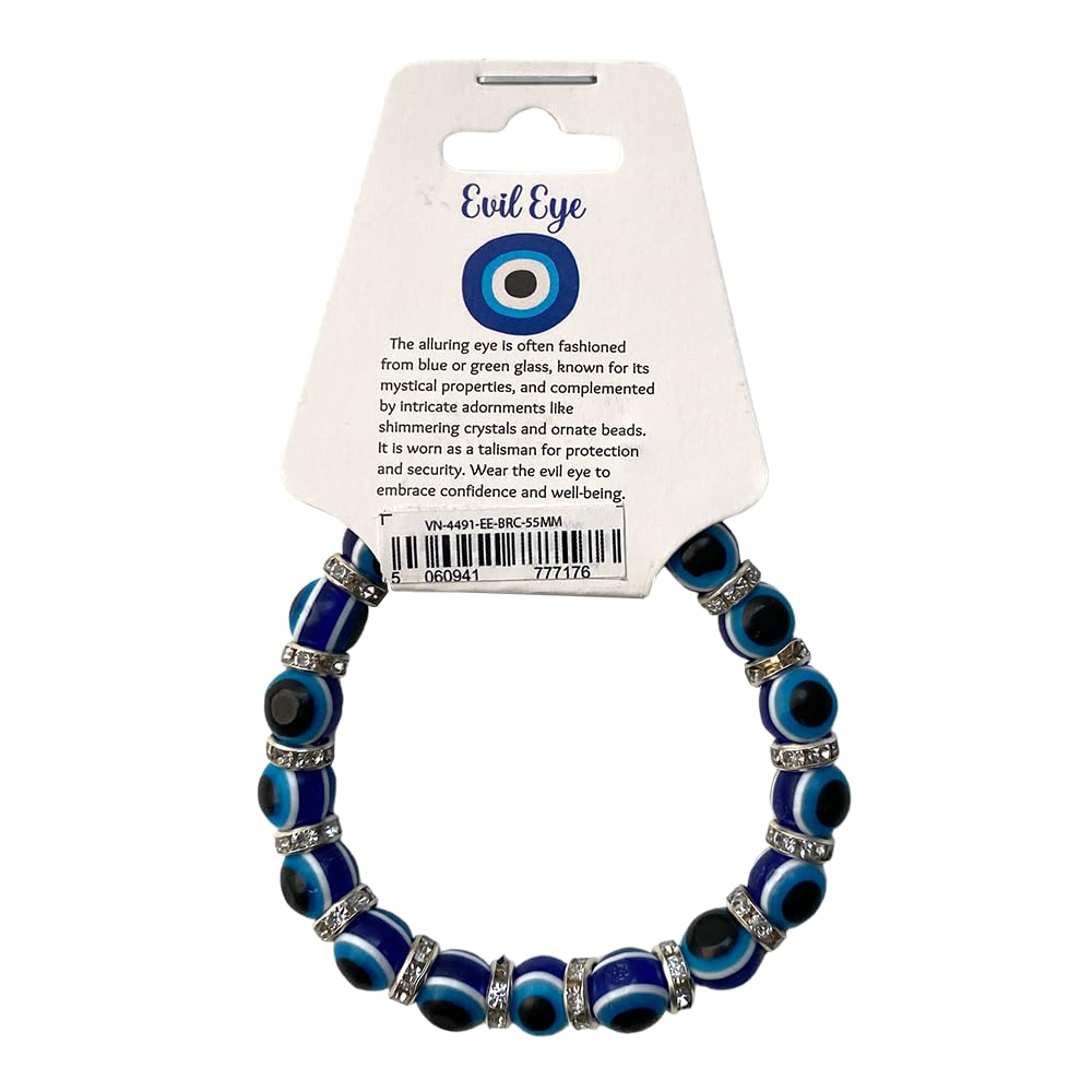 VIEEvil Eye Bracelet, Resin, Blue
