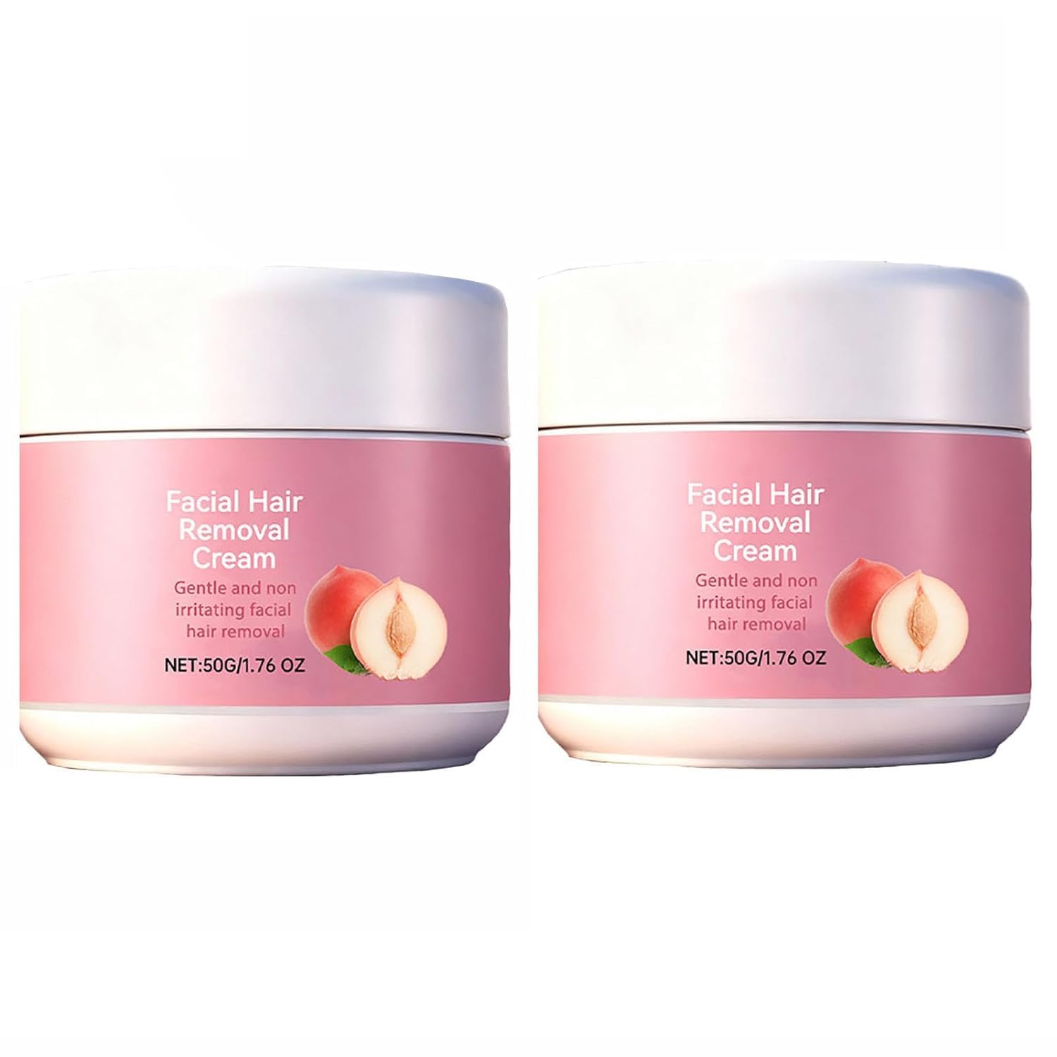 Crema depilatoria per il viso Herbionyx, crema depilatoria rapida, delicata e ad azione rapida per viso e labbra, rimozione dei peli indolore, idratante, nutriente e non appiccicosa.,2PCS