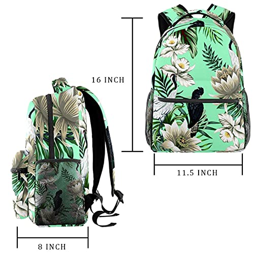 Sac à dos moineau multicolore pour étudiants de 29x20x40cm