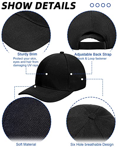 Image of Foaincore 36 Pack Blank Baseball Cap Bulk Adjustable Back Strap Sublimation Hats Plain Unisex Trucker Hat for Men Women