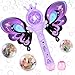 Produktbild Bubble Machine, GuKKK Schmetterling Seifenblasenstab, Elektronische Seifenblasenmaschine Kinder mit Seifenblasenlösung, Prinzessin Bubbles Zauberstäbe, Outdoor Bubble Toys für Kinder Geburtstag/Party
