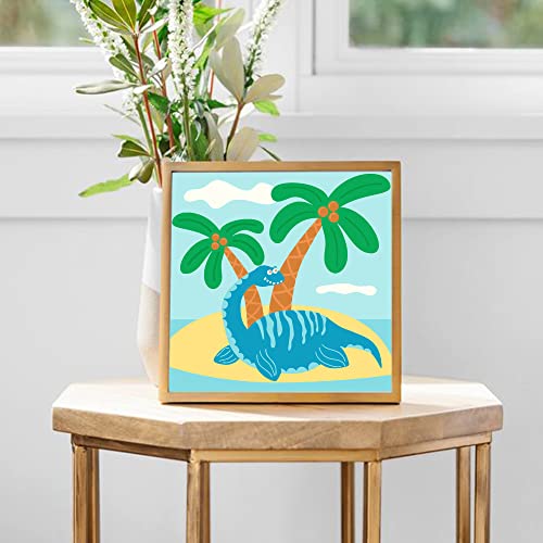 Cupmod 9 Pack Paint By Numbers For Kids Ages 8-12,Diy Acrylic Easy Paint By Numbers For Beginners Ages 4-8,Animals Oil Painting On Canvas Without Frame For Home Wall Decor #TOP5