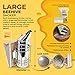 The Magnificent Bee Beekeeping Supplies Starter Kit, 11 Piece Set, All-in-One Beginner Tools and Pro Equipment with Large Beehive Smoker, Beekeeper Suit and Gloves, Extraction Scraper, and Feeder
