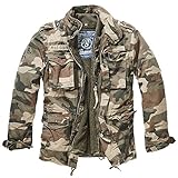 camo army jacket Ausknöpfbares Teddy-Innenfutter.