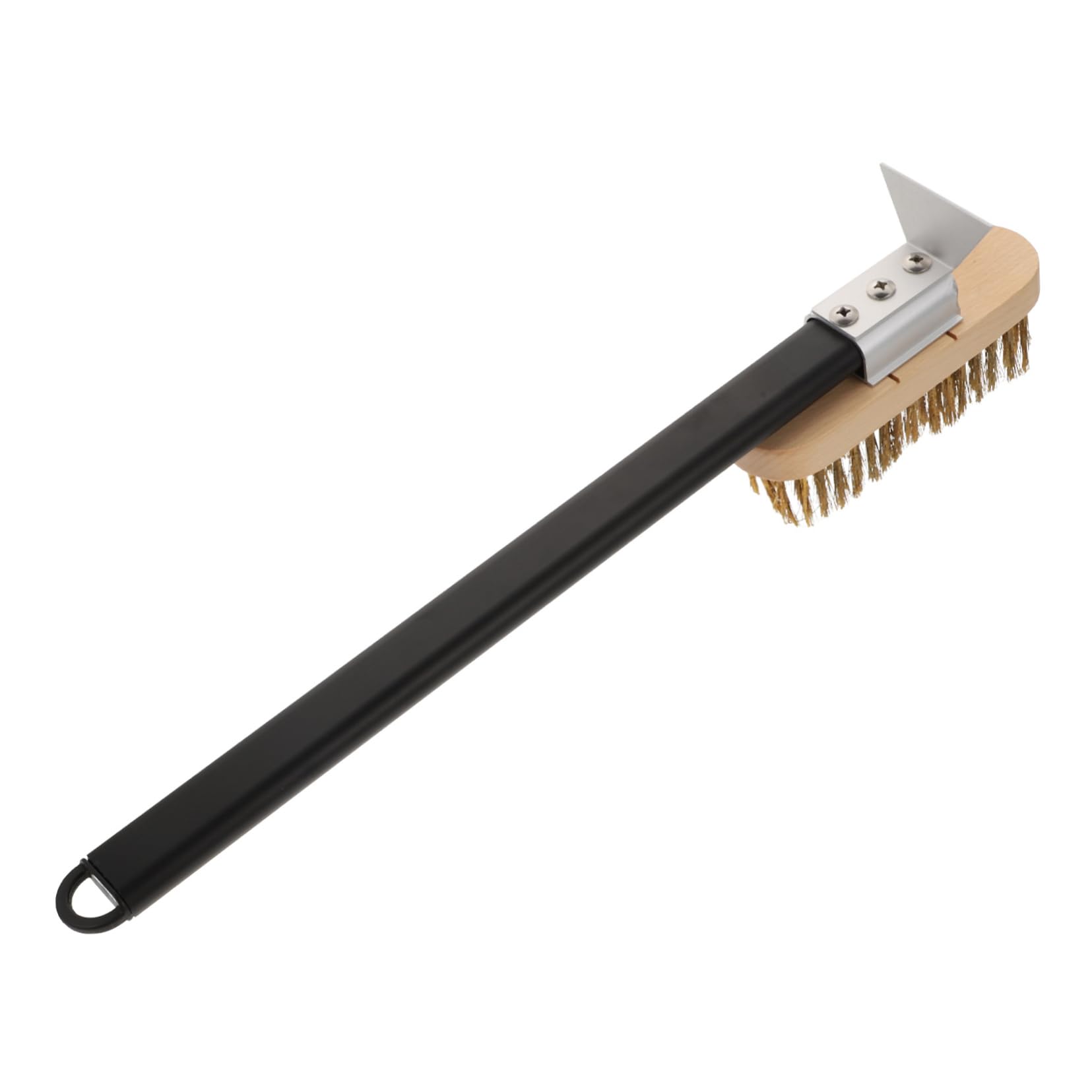 Kupferdrahtbürste für Grill und Backofen 40cm Rutschfestes Holzgriff Design Multifunktional für Küche und Reinigung