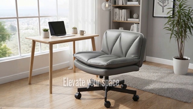 Amazon.com: DurayLoly Criss Cross Chair with Wheels,Cross Legged