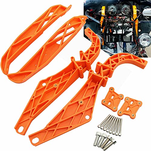 Strong Arm Inner Fairing Batwing Support Speaker Brackets For Harley Touring Electra Flht Flhx 1996-2013 Orange #TOP2