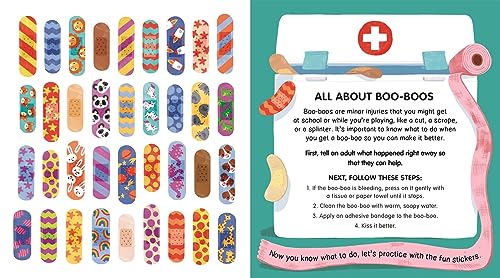 The Boo-Boo Book: an Interactive Storybook with 36 Reusable Bandage Stickers 3 51B8n nBCaL