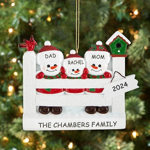 Lets-Make-Memories-Personalized-Christmas-Ornament-Sparkling-Snowman-Family-Resin-Engraved-2024-Christmas-Ornament-4-Family-Members Lets Make Memories Personalized Christmas Ornament Sparkling Snowman Family Resin Engraved 2024 Christmas Ornament 4 Family Members