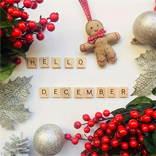 Tiles de Letras de Madera para Manualidades 500 piezas miniatura 4
