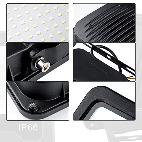 Aufun faretto LED da esterno 50W proiettore bianco...