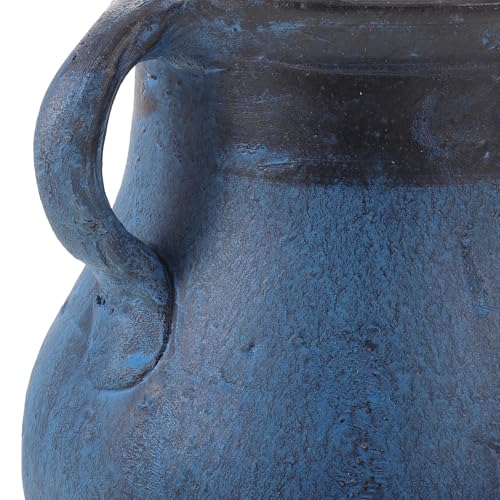Vase rustique en céramique à large ouverture pour sublimer votre centre de table convivial