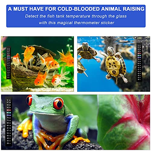 Dbgogo Brewing Aquarium Thermometer Strip, 5 PCS 39℉ to 97℉ & 4℃ to 36℃ Clear Crystal Numbers Adhesive Brewing Aquarium… - Image 7