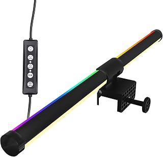 Fafeicy RGB Monitor Lichtleiste, USB C Bildschirmlampe, 40 Cm, 3 Farben | LED-Monitorlampe Fürs Homeoffice – Augenschonendes Licht für Entspanntes Arbeiten, for Schreibtisch und Bildschirm