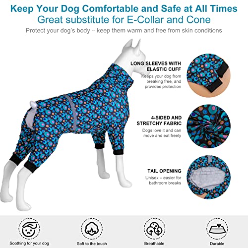 Pijama para perro LovinPet Wound Care Green M miniatura 5