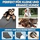 Nuraya Hundetreppe 3 Stufen, 40 cm hoch, Hochdichter Schwamm Haustiertreppe Hundetreppe für kleine Hunde, rutschfest Tragbar Hunderampe Katzentreppe mit Waschbar Plüschbezug für Sofa Betten