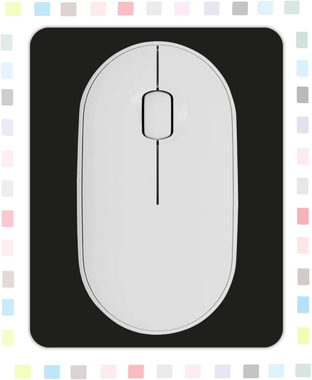 Small Rectangular Mouse pad Shop,only Takes up Mouse Space, Universal Mini Mouse pad Portable Waterproof, with Non-Slip Glue Base, Black 5X6 inches,, black, 5x6 small mouse pad