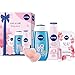 Produktbild NIVEA Love & Care Geschenkset, verwöhnendes Pflegeset für Körper, Gesicht und Lippen, Beauty Set mit Duschgel, Body Lotion, Maske, Labello und kühlenden Augenpads