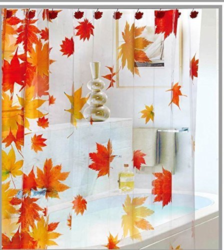 GardenHome Shower Curtain with Hooks, 13 Piece