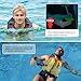 Owntop Inflatable Swim Jacket for Adults, D-Ring Attachment, Low Profile Manual Swim Vest, 24g CO2 Cylinder for Kayak, Fishing, Paddle Sports, Orange