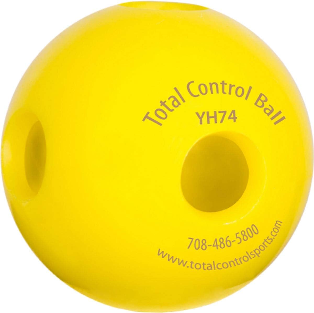 Total ControlSports TCB-24L-YH-74 Baseball 24 Hole Ball Hitting Ball- 2.9 inch Diameter- Weighs 75 Grams