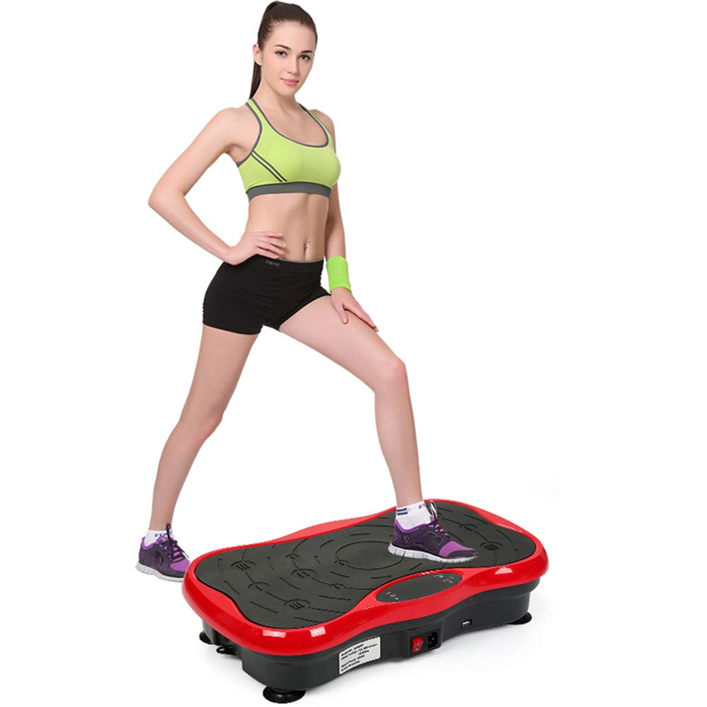 Piattaforma massaggiante Portatile per Macchina Vibrante per Il Corpo, Audio Bluetooth, carico Massimo 264 libbre, per Allenamento aerobico in casa e in Palestra