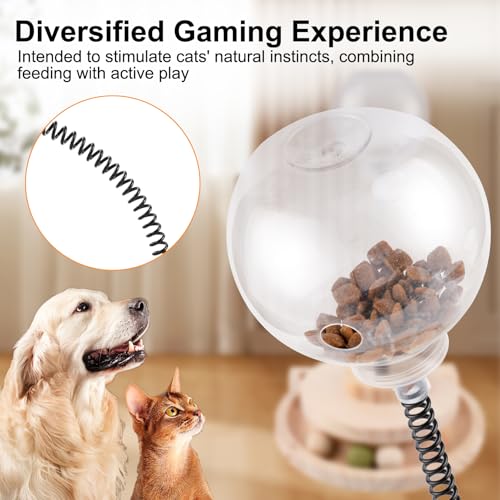 Wackelndes Hundeleckerli Spielzeug, Wackelndes Hunde Leckerli Spielzeug, Futterball für Hundes, Intelligenzspielzeug für Hunde Leckerlis Futterspender, Interaktive Leckerli Balls Für langsames Essen